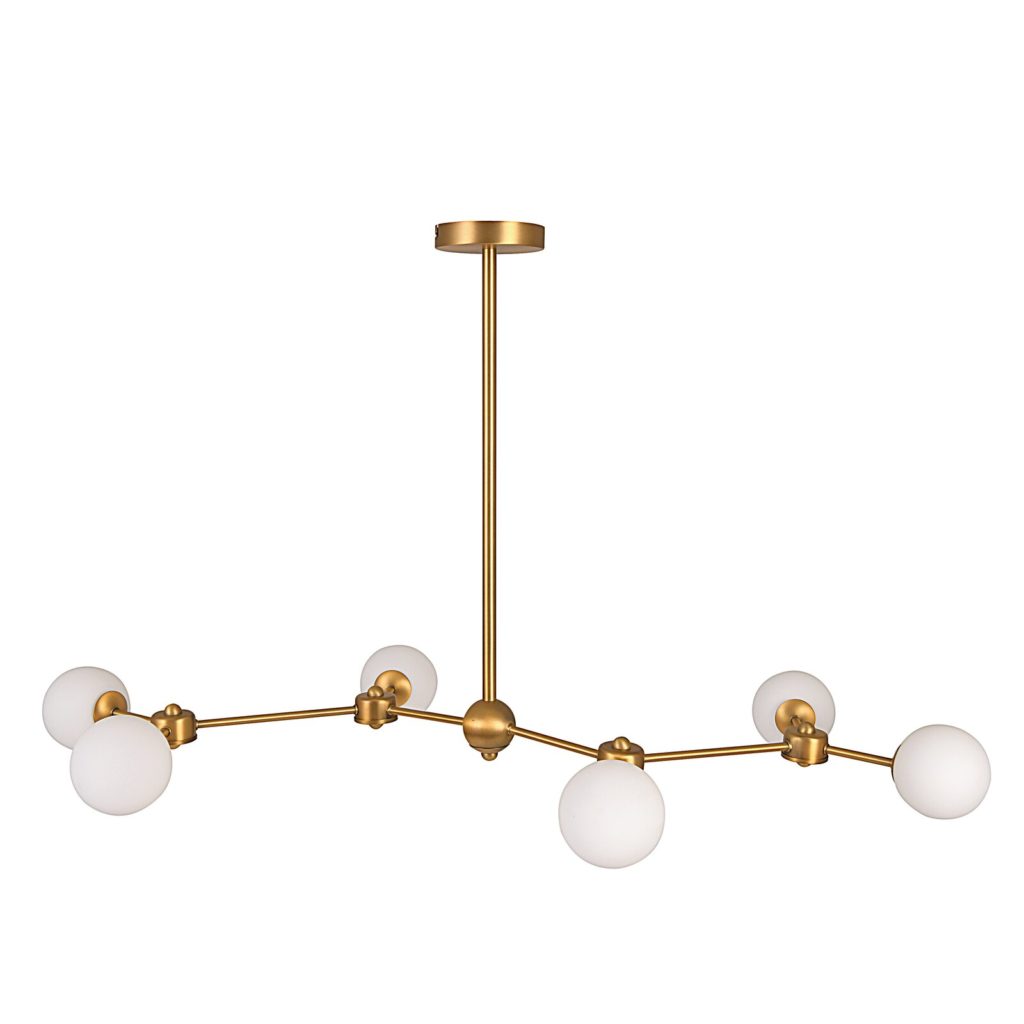 All Modern Bourbon 6 - Light Sputnik Modern Linear Chandelier Review