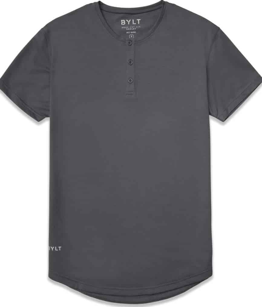 BYLT Basics Henley Drop-Cut