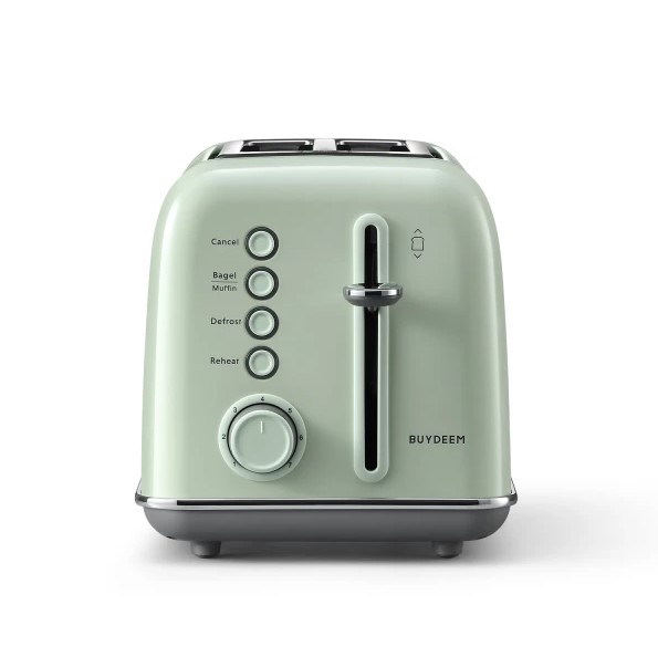 Buydeem 2-Slice Toaster Cozy Greenish DT620-CG Review