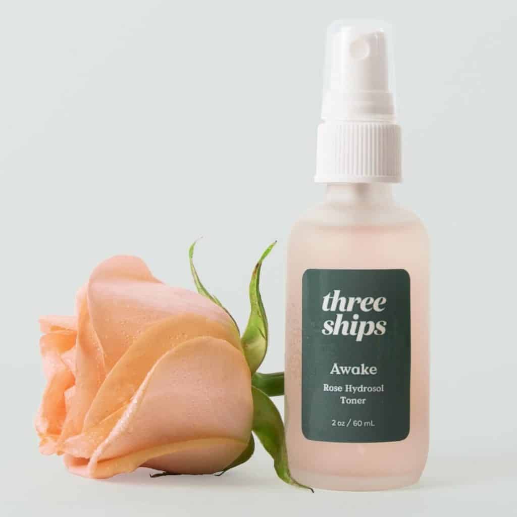 Three Ships Awake Rose Hydrosol Toner Review